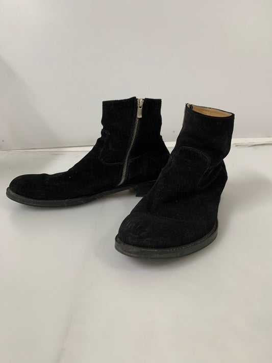 【中古品】【メンズ】 BEAUTY&YOUTH UNITED ARROWS ビューティアンドユースユナイテッドアローズ CM SUEDE ZIP BOOTS サイドジップ スウェードブーツ 165-250107-em-15-min サイズ：27.0cm US9 カラー：ブラック 万代Net店
