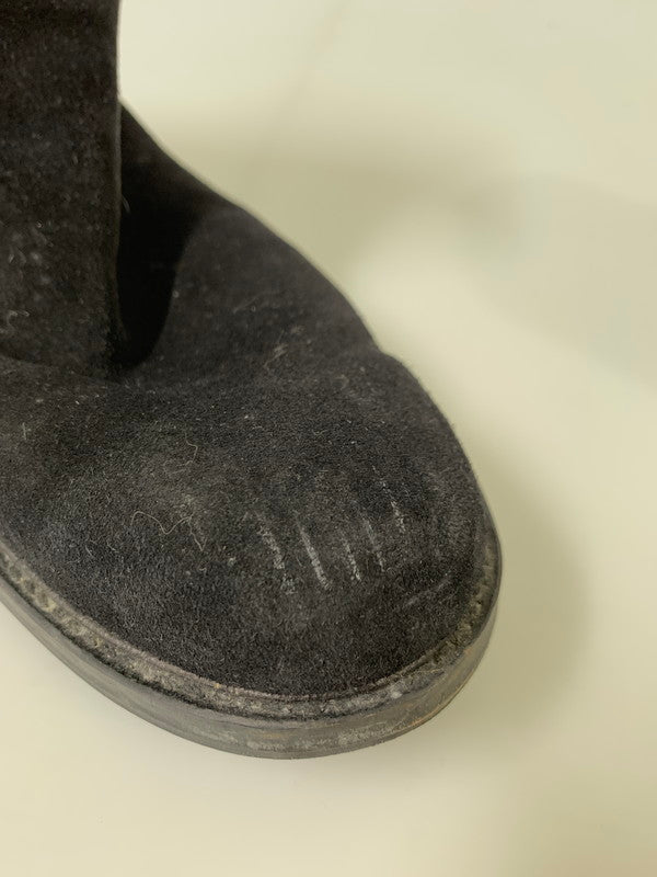 【中古品】【メンズ】 BEAUTY&YOUTH UNITED ARROWS ビューティアンドユースユナイテッドアローズ CM SUEDE ZIP BOOTS サイドジップ スウェードブーツ 165-250107-em-15-min サイズ：27.0cm US9 カラー：ブラック 万代Net店