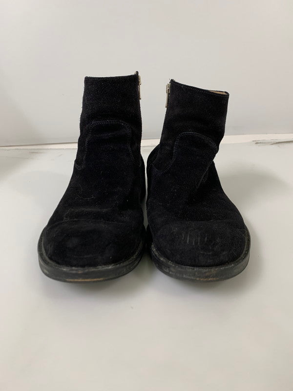 【中古品】【メンズ】 BEAUTY&YOUTH UNITED ARROWS ビューティアンドユースユナイテッドアローズ CM SUEDE ZIP BOOTS サイドジップ スウェードブーツ 165-250107-em-15-min サイズ：27.0cm US9 カラー：ブラック 万代Net店