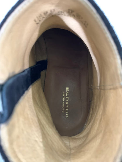 【中古品】【メンズ】 BEAUTY&YOUTH UNITED ARROWS ビューティアンドユースユナイテッドアローズ CM SUEDE ZIP BOOTS サイドジップ スウェードブーツ 165-250107-em-15-min サイズ：27.0cm US9 カラー：ブラック 万代Net店