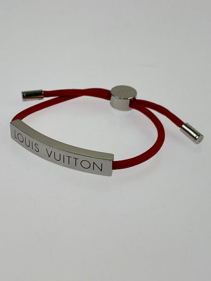 【中古品】【メンズ】 LOUIS VUITTON ルイ・ヴィトン M67418 ブラスレ・LVスペース ブレスレット アクセサリー 179-250109-me-20-min カラー：レッド/シルバー 万代Net店