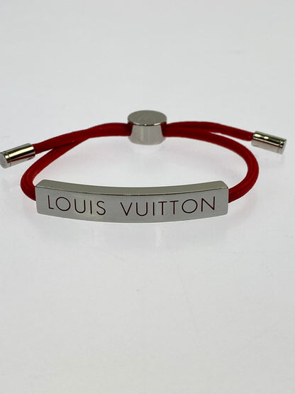 【中古品】【メンズ】 LOUIS VUITTON ルイ・ヴィトン M67418 ブラスレ・LVスペース ブレスレット アクセサリー 179-250109-me-20-min カラー：レッド/シルバー 万代Net店