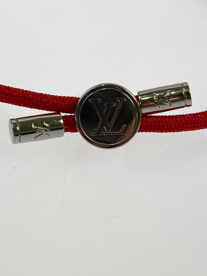 【中古品】【メンズ】 LOUIS VUITTON ルイ・ヴィトン M67418 ブラスレ・LVスペース ブレスレット アクセサリー 179-250109-me-20-min カラー：レッド/シルバー 万代Net店