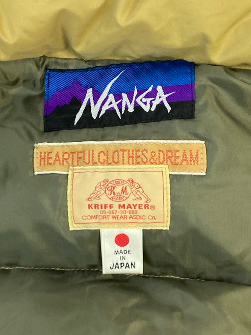 【中古品】【メンズ】  NANGA ナンガ×KRIFF MAYER クリフメイヤー HOODED DOWN JACKET ダウンジャケット アウター 144-250108-AS-7-min サイズ：XL カラー：ベージュ 万代Net店