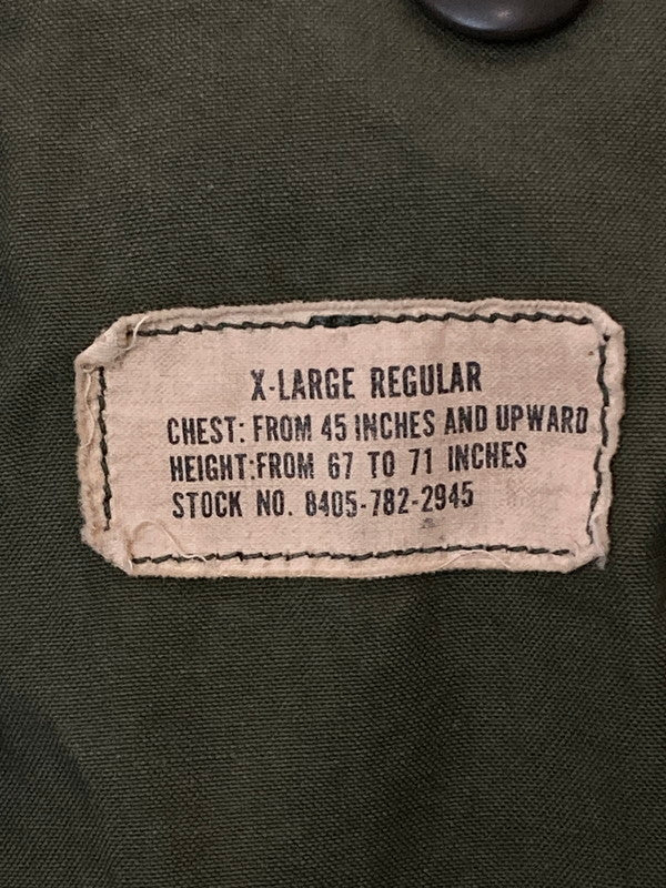 【現状渡し品】【メンズ】 US.ARMY ユーエスアーミー 8405-782-2945 M-65 FIELD JACKET アウター 146-250108-AS-29-min サイズ：XL カラー：カーキ 万代Net店