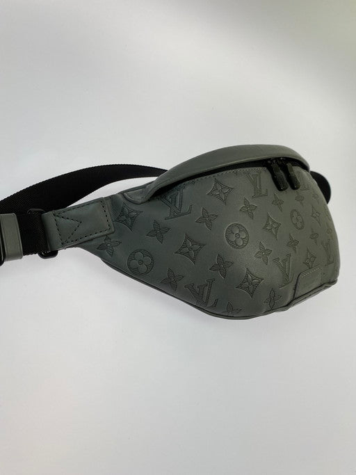 【中古品】【メンズ/レディース】 LOUIS VUITTON ルイ・ヴィトン M46108 モノグラム シャドウ ディスカバリー バムバッグPM ウエストバッグ ボディバッグ 179-250109-me-17-min カラー：グレー 万代Net店