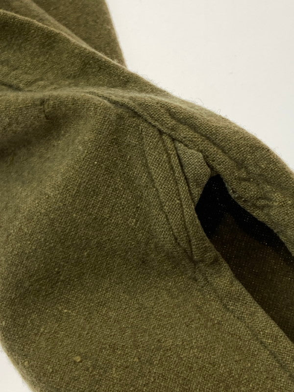 【中古品】【メンズ】 BRITISH ARMY ブリティッシュアーミー 50’S WOOL SHIRT 長袖シャツ ウール 146-250108-AS-35-min カラー：カーキ 万代Net店