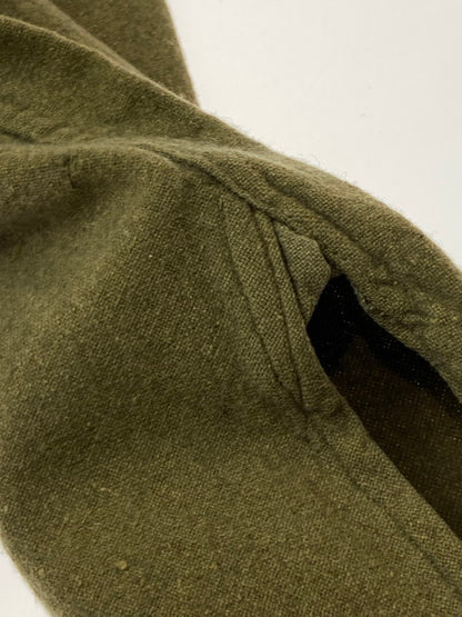 【中古品】【メンズ】 BRITISH ARMY ブリティッシュアーミー 50’S WOOL SHIRT 長袖シャツ ウール 146-250108-AS-35-min カラー：カーキ 万代Net店