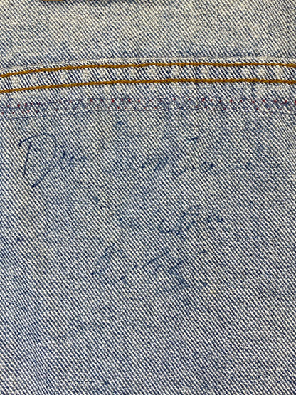 【現状渡し品】【メンズ】 Levi's リーバイス CUSTOM DENIM JACKET カスタム デニム ジャケット アウター 146-250109-me-31-min カラー：インディゴ/レッド 万代Net店