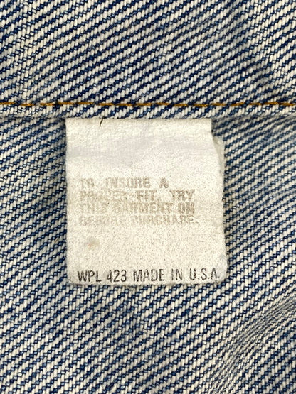 【現状渡し品】【メンズ】 Levi's リーバイス CUSTOM DENIM JACKET カスタム デニム ジャケット アウター 146-250109-me-31-min カラー：インディゴ/レッド 万代Net店