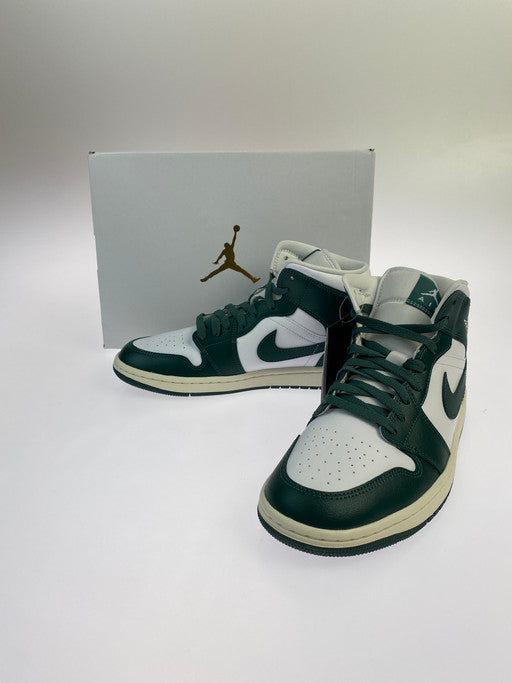 【中古美品】【メンズ】 NIKE ナイキ BQ6472-133 AMNS AIR JORDAN 1 MID GREEN エア ジョーダン 1 ミッド スニーカー シューズ 靴 160-250109-me-11-min サイズ：27.0cm US10 カラー：WHITE/OXIDIZED GREEN/SAIL 万代Net店