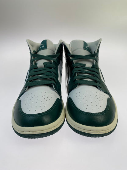 【中古美品】【メンズ】 NIKE ナイキ BQ6472-133 AMNS AIR JORDAN 1 MID GREEN エア ジョーダン 1 ミッド スニーカー シューズ 靴 160-250109-me-11-min サイズ：27.0cm US10 カラー：WHITE/OXIDIZED GREEN/SAIL 万代Net店