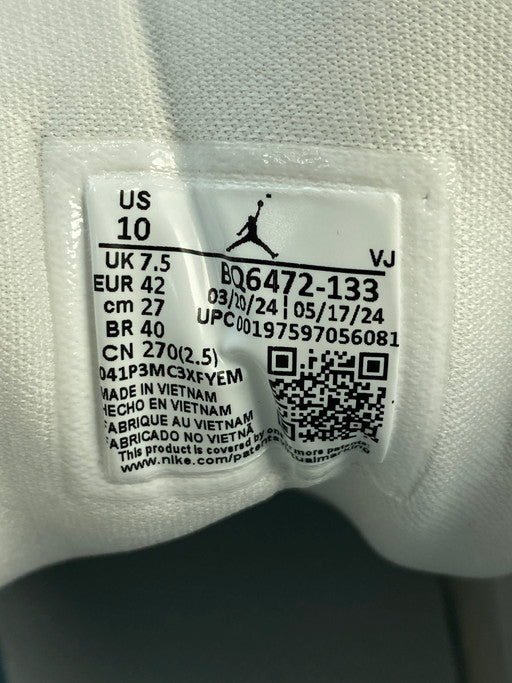 【中古美品】【メンズ】 NIKE ナイキ BQ6472-133 AMNS AIR JORDAN 1 MID GREEN エア ジョーダン 1 ミッド スニーカー シューズ 靴 160-250109-me-11-min サイズ：27.0cm US10 カラー：WHITE/OXIDIZED GREEN/SAIL 万代Net店