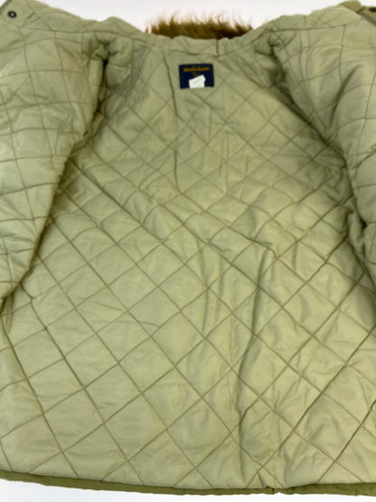 【中古品】【メンズ】 WOOLRICH ウールリッチ DOWN JACKET ダウン ジャケット アウター 146-250109-me-09-min サイズ：M カラー：ライムグリーン系 万代Net店