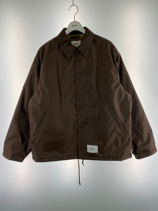 【中古品】【メンズ】 WTAPS ダブルタップス 242TQDT-JKM01 MC JACKET NYLON. OXFORD ナイロン ジャケット アウター 142-250109-me-22-min サイズ：3 カラー：ブラウン 万代Net店