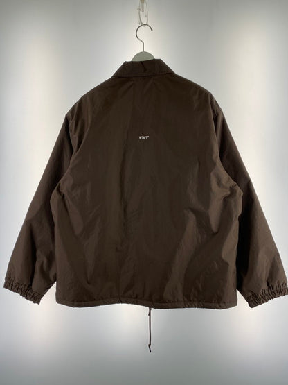 【中古品】【メンズ】 WTAPS ダブルタップス 242TQDT-JKM01 MC JACKET NYLON. OXFORD ナイロン ジャケット アウター 142-250109-me-22-min サイズ：3 カラー：ブラウン 万代Net店