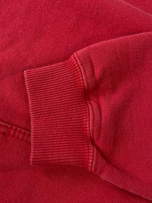 【中古品】【メンズ】 NIKE ナイキ LOGO PULLOVER HOODIE カナダ製 90'S ロゴ プルオーバーフーディー パーカー ９０年代 146-250110-em-12-min サイズ：XL カラー：レッド 万代Net店