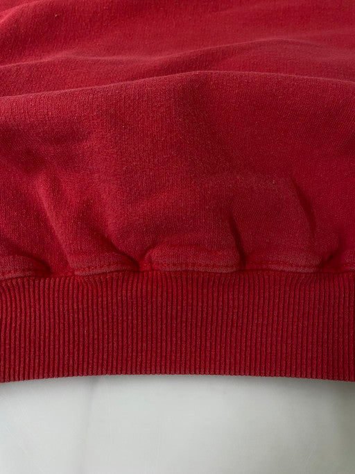 【中古品】【メンズ】 NIKE ナイキ LOGO PULLOVER HOODIE カナダ製 90'S ロゴ プルオーバーフーディー パーカー ９０年代 146-250110-em-12-min サイズ：XL カラー：レッド 万代Net店