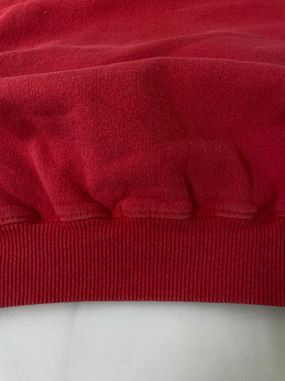 【中古品】【メンズ】 NIKE ナイキ LOGO PULLOVER HOODIE カナダ製 90'S ロゴ プルオーバーフーディー パーカー ９０年代 146-250110-em-12-min サイズ：XL カラー：レッド 万代Net店