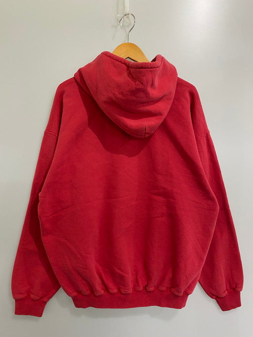 【中古品】【メンズ】 NIKE ナイキ LOGO PULLOVER HOODIE カナダ製 90'S ロゴ プルオーバーフーディー パーカー ９０年代 146-250110-em-12-min サイズ：XL カラー：レッド 万代Net店