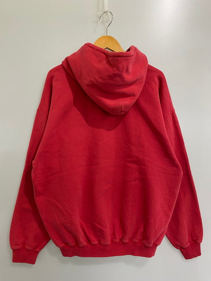 【中古品】【メンズ】 NIKE ナイキ LOGO PULLOVER HOODIE カナダ製 90'S ロゴ プルオーバーフーディー パーカー ９０年代 146-250110-em-12-min サイズ：XL カラー：レッド 万代Net店