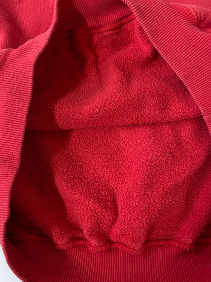 【中古品】【メンズ】 NIKE ナイキ LOGO PULLOVER HOODIE カナダ製 90'S ロゴ プルオーバーフーディー パーカー ９０年代 146-250110-em-12-min サイズ：XL カラー：レッド 万代Net店