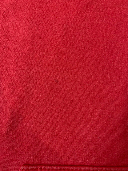 【中古品】【メンズ】 NIKE ナイキ LOGO PULLOVER HOODIE カナダ製 90'S ロゴ プルオーバーフーディー パーカー ９０年代 146-250110-em-12-min サイズ：XL カラー：レッド 万代Net店