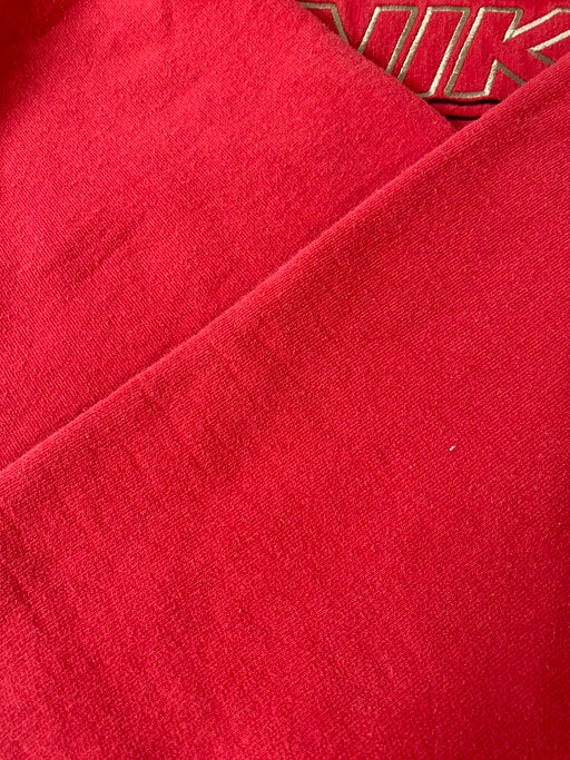 【中古品】【メンズ】 NIKE ナイキ LOGO PULLOVER HOODIE カナダ製 90'S ロゴ プルオーバーフーディー パーカー ９０年代 146-250110-em-12-min サイズ：XL カラー：レッド 万代Net店