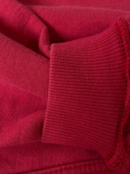 【中古品】【メンズ】 NIKE ナイキ LOGO PULLOVER HOODIE カナダ製 90'S ロゴ プルオーバーフーディー パーカー ９０年代 146-250110-em-12-min サイズ：XL カラー：レッド 万代Net店