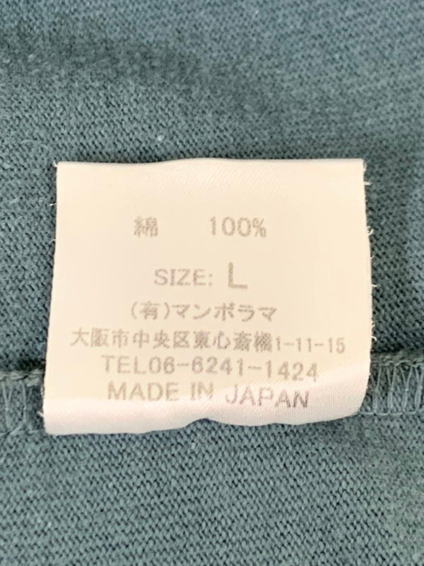 【中古品】【メンズ】 NECESSARY OR UNNECESSARY ネセサリーオアアンネセサリー MAC COTTON L S TEE ロングスリーブTシャツ 長袖 トップス 140-250111-cn-1-min サイズ：L カラー：グリーン系 万代Net店