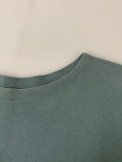 【中古品】【メンズ】 NECESSARY OR UNNECESSARY ネセサリーオアアンネセサリー MAC COTTON L S TEE ロングスリーブTシャツ 長袖 トップス 140-250111-cn-1-min サイズ：L カラー：グリーン系 万代Net店