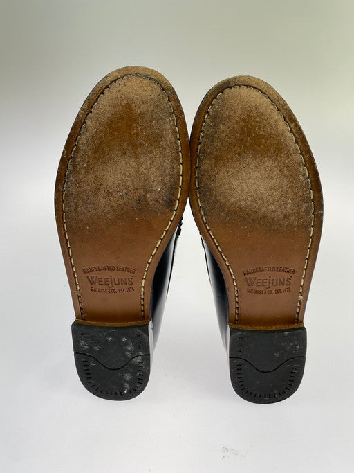 【中古品】【レディース】 G.H.BASS&CO. ジーエイチバス BA41010-001 LOAFER ローファー 靴 167-250110-me-29-min サイズ：36 カラー：ブラック/ホワイト 万代Net店