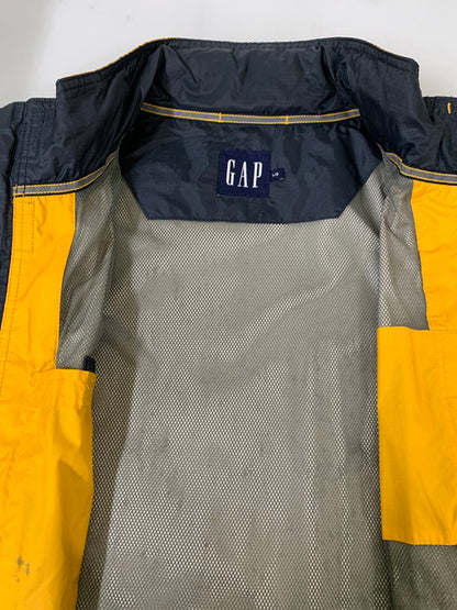 【現状渡し品】【メンズ】  OLD GAP オールドギャップ NYLON ZIP-UP JACKET ナイロン ジップ ジャケット アウター 146-250113-me-13-min サイズ：L カラー：イエロー 黄 万代Net店