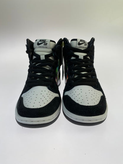 【中古美品】【メンズ】 NIKE ナイキ SB DUNK HIGH PRO TEST PATTERN CZ2253-100 SB ダンク ハイ プロ テストパターン スニーカー メンズ 靴 160-250114-em-03-min サイズ：25.5cm カラー：ホワイト/ブラック 万代Net店