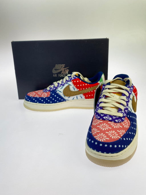 【中古美品】【メンズ】 NIKE ナイキ WOMEN'S AIR FORCE 1 LOW RETRO SUMMER DM6229-470 ウィメンズ エアフォース1 ロー レトロサマー スニーカー 160-250114-em-01-min サイズ：25.5cm カラー：ディープロイヤルブルー/チリレッド/ホワイト/ダークドリフトウッド 万代Net店