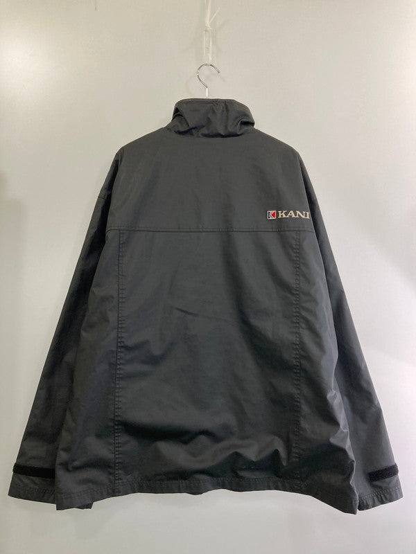 【中古品】【メンズ】  KARL KANI カールカナイ POLYESTER65% COTON35%  SWINGTOP JACKET スイングトップ スウィングトップ ジャケット アウター 146-250112-AB-04-min サイズ：XXL カラー：ブラック系 万代Net店