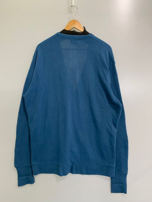 【現状渡し品】【メンズ】 IZOD LACOSTE アイゾッド ラコステ ACRYLIC CARDIGAN アクリル カーディガン 146-250113-me-08-min サイズ：L カラー：ブルー 万代Net店