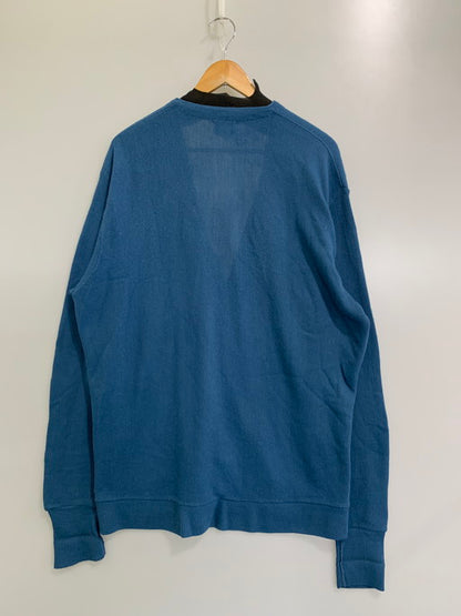 【現状渡し品】【メンズ】 IZOD LACOSTE アイゾッド ラコステ ACRYLIC CARDIGAN アクリル カーディガン 146-250113-me-08-min サイズ：L カラー：ブルー 万代Net店
