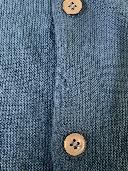 【現状渡し品】【メンズ】 IZOD LACOSTE アイゾッド ラコステ ACRYLIC CARDIGAN アクリル カーディガン 146-250113-me-08-min サイズ：L カラー：ブルー 万代Net店