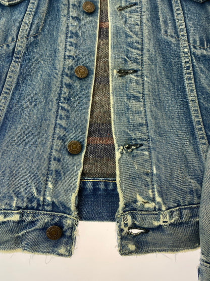 【現状渡し品】【メンズ】 Levi's リーバイス 60S 559XX 3RD DENIM JACKET 刻印O 不均等V 両面BIGE デニムジャケット メンズ アウター 146-250114-em-21-min カラー：インディゴブルー 万代Net店