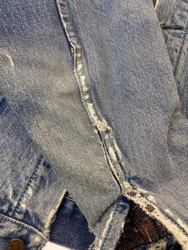 【現状渡し品】【メンズ】 Levi's リーバイス 60S 559XX 3RD DENIM JACKET 刻印O 不均等V 両面BIGE デニムジャケット メンズ アウター 146-250114-em-21-min カラー：インディゴブルー 万代Net店