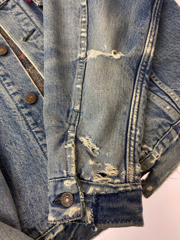 【現状渡し品】【メンズ】 Levi's リーバイス 60S 559XX 3RD DENIM JACKET 刻印O 不均等V 両面BIGE デニムジャケット メンズ アウター 146-250114-em-21-min カラー：インディゴブルー 万代Net店