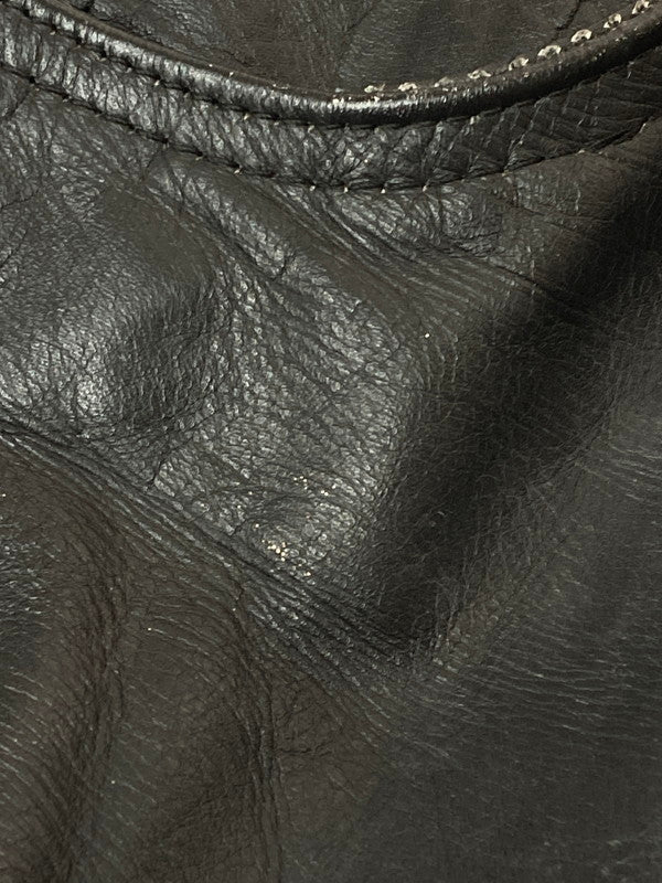 【現状渡し品】【メンズ】 ECHTES LEATHER パキスタン製 LEATHER PANTS レザーパンツ 157-250222-ks-08-min サイズ：30 カラー：ブラック 万代Net店