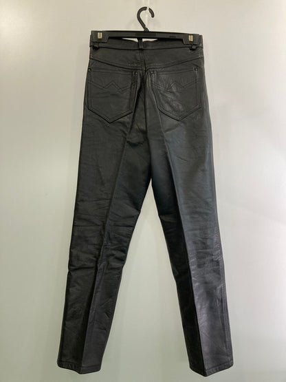 【現状渡し品】【メンズ】 ECHTES LEATHER パキスタン製 LEATHER PANTS レザーパンツ 157-250222-ks-08-min サイズ：30 カラー：ブラック 万代Net店