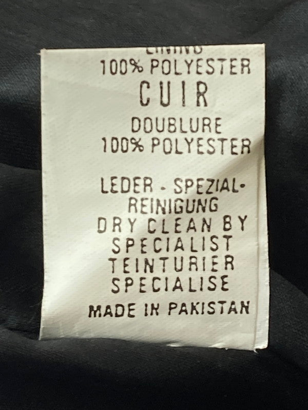 【現状渡し品】【メンズ】 ECHTES LEATHER パキスタン製 LEATHER PANTS レザーパンツ 157-250222-ks-08-min サイズ：30 カラー：ブラック 万代Net店