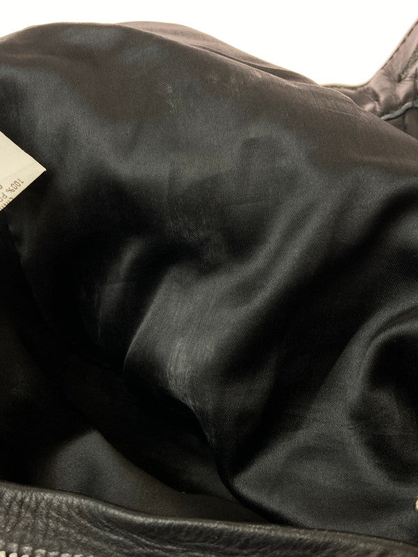 【現状渡し品】【メンズ】 ECHTES LEATHER パキスタン製 LEATHER PANTS レザーパンツ 157-250222-ks-08-min サイズ：30 カラー：ブラック 万代Net店