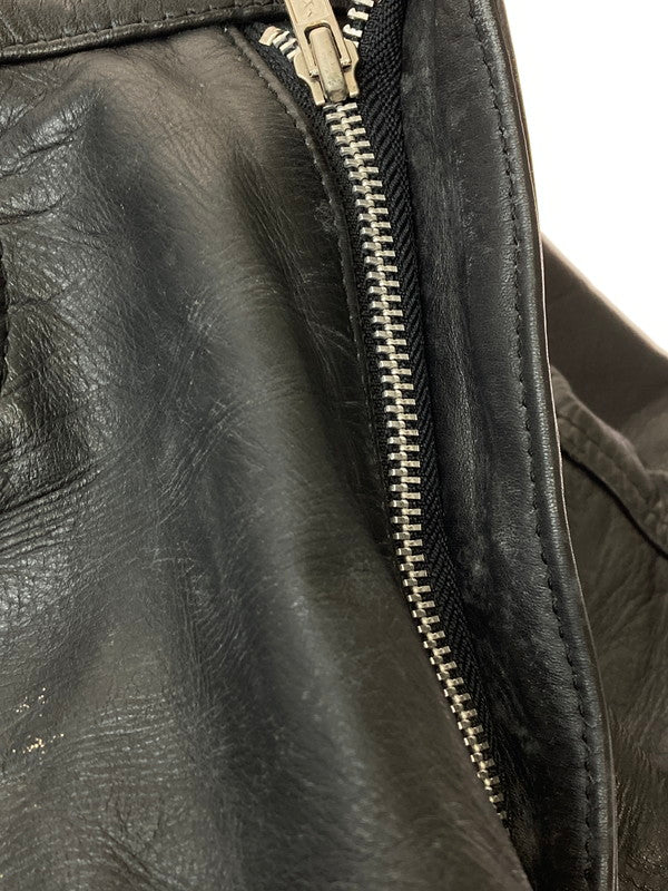 【現状渡し品】【メンズ】 ECHTES LEATHER パキスタン製 LEATHER PANTS レザーパンツ 157-250222-ks-08-min サイズ：30 カラー：ブラック 万代Net店