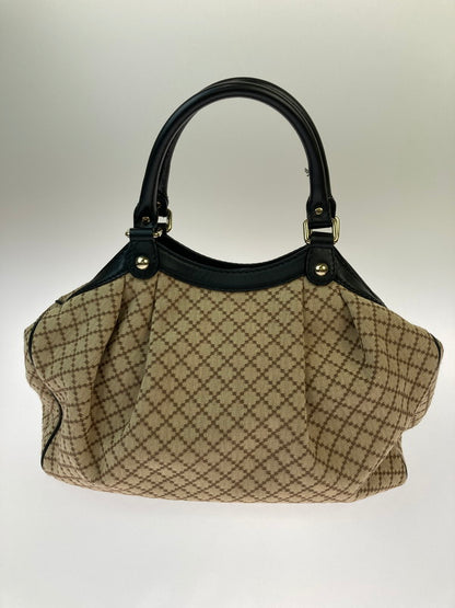 【中古品】【レディース】 GUCCI グッチ スーキー GGキャンバス ハンドバッグ 211944 レディース 鞄  180-250119-em-08-min カラー：ブラウン 万代Net店