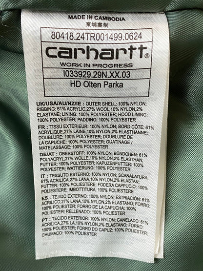 【中古品】【メンズ】 CARHARTT WIP カーハート ダブリューアイピー HD OLTEN PARKA アウター 142-250215-ks-60-min サイズ：S カラー：カーキ 万代Net店