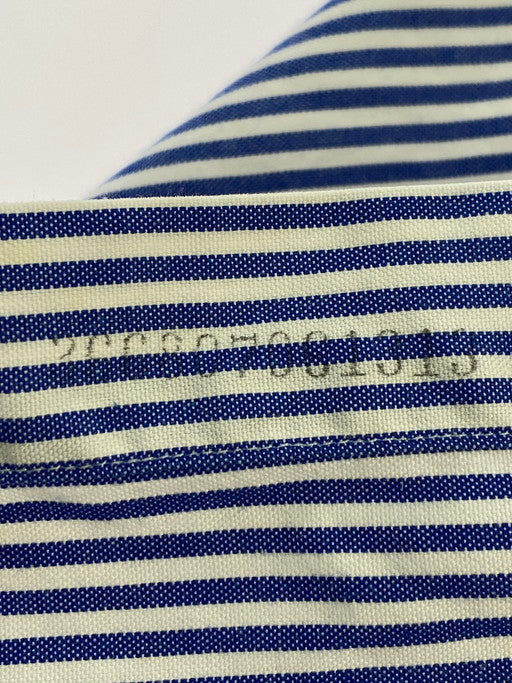 【中古品】【メンズ】 RALPH LAUREN ラルフローレン YARMOUTH  STRIPE SHIRT 長袖シャツ ボタンダウン 146-250125-AS-15-min カラー：ブルー/ホワイト 万代Net店